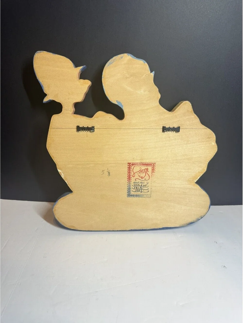 Vtg Sign Saturday Night Bath Old Couple In Tub Bathroom Decor Grandma Gpa Signed